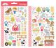 Dooblebug Mini Cardstock Stickers 2 Per Pkg Down On The Farm Icons