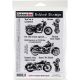 Darkroom Door Cling Stamps 7 Inch X5 Inch Classic Motorcycle