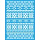 Americana Decor Stencil 6 inch X8 inch Aztec Pattern