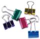 Mini Binder Clips .5 inch 12 Per Pkg Assorted Colors