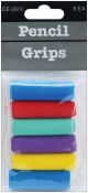 Foam Pencil Grips 6 Per Pkg Assorted Colors