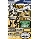 Reminisce Signature Series Dimensional Stickers 4.5 Inch X6 Inch Band