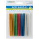 Craft Medley Dual Temp Mini Glitter Glue Sticks .27 inch X4 inch 12 Per Pkg