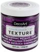 Americana Decor Texture Metallics 8oz Plum