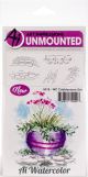 Art Impressions Watercolor Cling Rubber Stamps Cobblestone