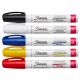 Sharpie Medium Point Oil Based Paint Markers 5 Per Pkg Black Blue Yellow Red and White