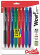 Pentel Wow Colors Retractable Medium Ballpoint Pens 8 Per Pkg Assorted Colors