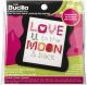 Bucilla/Beginner Minis Counted Cross Stitch Kit 3 inch X3 inch Love U To The Moon 14 Count 