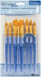 Crafter s Choice Gold Taklon Brush Value Set 15 Per Pkg