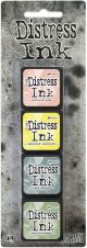 Tim Holtz Distress Mini Ink Pads 4 Per Pkg Kit 10