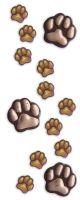 JoleeS By You Dimensional Stickers Paws