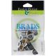Eyelet Outlet Shape Brads 12 Per Pkg Sunglasses Dark