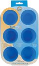 Easy Flex Silicone Muffin Pan 6 Cavity 2.75 Inch X1.25 Inch 1 pack of 1 piece