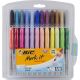 BIC Mark It Fine Point Permanent Markers 24 Per Pkg Assorted Colors