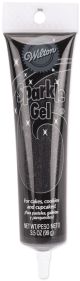 Sparkle Decorating Gel 3.5oz Black 1 Pack of 1 Piece