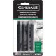 Compressed Graphite Sticks 4 Per Pkg Black 2B 4B And 6B