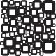 Crafters Workshop Template 12 Inch X12 Inch Retro Squares