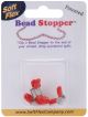 Mini Bead Stoppers 4 Per Pkg Plastic Topped Metal