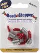 Bead Stoppers 4 Per Pkg Plastic Topped Metal