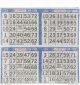 Primo Bingo Game Sheets 8 Inch X8 Inch 125 Per Pkg 500 Games