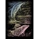 Holographic Foil Engraving Art Mini Kit 5 Inch X7 Inch Jumping Dolphin