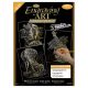 Foil Engraving Art Kit Value Pack 8.75 inch X11.5 inch Gold Rhinoceros Giraffe and Elephant