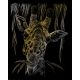 Gold Foil Engraving Art Kit 8 inch X10 inch Giraffe