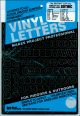 Permanent Adhesive Vinyl Letters and Numbers .75 Inch 302 Per Pkg Black