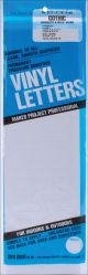 Permanent Adhesive Vinyl Numbers 4 inch 49 Per Pkg White