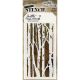 Tim Holtz Layered Stencil 4.125 inch X8.5 inch Birch