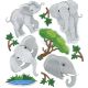 Jolee s Boutique Dimensional Stickers Elephants
