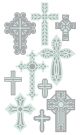 Sticko Dimensional Stickers Crosses