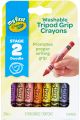 Crayola My First Washable Tripod Grip Crayons 8 Per Pkg