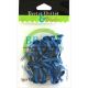 Eyelet Outlet Round Brads 8mm 40 Per Pkg Dark Blue