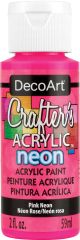 Crafter s Acrylic All Purpose Specialty Paints 2oz Pink Neon