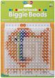 Perler BIGGIE Beads Pegboards 2 Per Pkg Square Clear