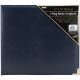 Pioneer 3 Ring Sewn Cover Album 12 inch X12 inch Navy Blue Oxford