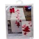 Vervaco Counted Cross Stitch Table Runner Kit 11.6 inch X40.8 inch Red Christmas Decor 14 Count 