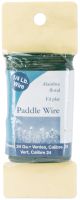 Paddle Wire 24 Gauge 4oz Green