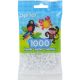 Perler Pearl Beads White Glitter Weight is 0.9