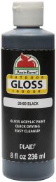 Apple Barrel Gloss Acrylic Paint 8oz Black