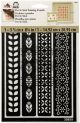 Folkart Peel and Stick Stencil 5.875 inch X8.25 inch Borders