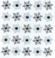 Jolee s Cabochon Dimensional Repeat Stickers Snowflake Repeats