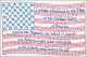 Jack Dempsey Stamped White Sampler 11 inch X14 inch Pledge Of Allegiance