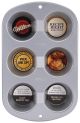 Recipe Right Standard Muffin Pan 6 Cavity 13.5 inch X8.5 inch 1 pack of 1 piece