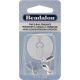 Pendant Pinch Bails 22mm 4 Per Pkg Silver Plated