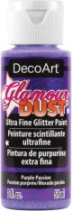 DecoArt Glamour Dust Glitter Paint 2oz Purple Passion