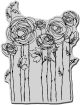 Stampendous Cling Stamp Ranunculus Field