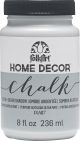 FolkArt Home Decor Chalk Paint 8oz Silver Shadow