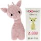 Hoooked Ziggy Giraffe Kit With Per Eco Barbante Yarn Blossom